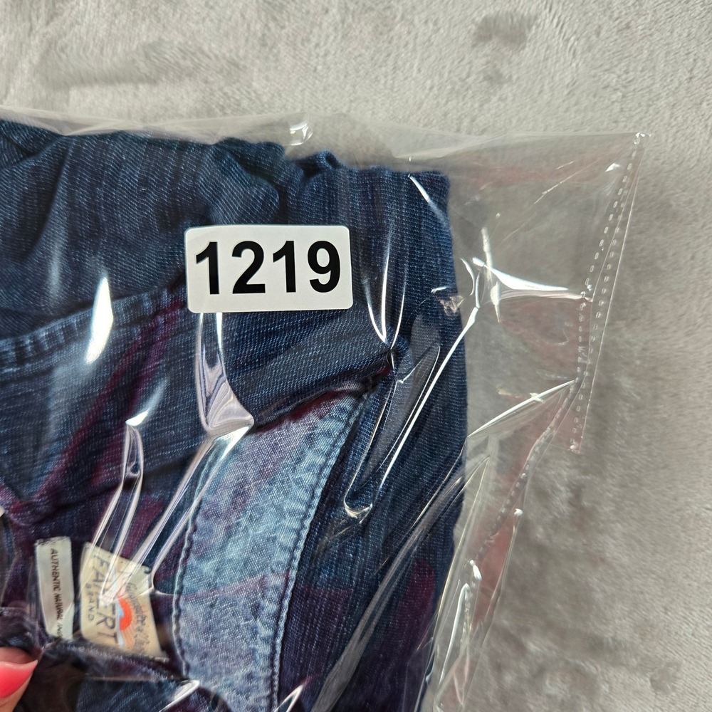 Faherty Brand Mens Polo Shirt Large Blue Indigo Cotton Short Sleeve Casual Top - Picture 8 of 8